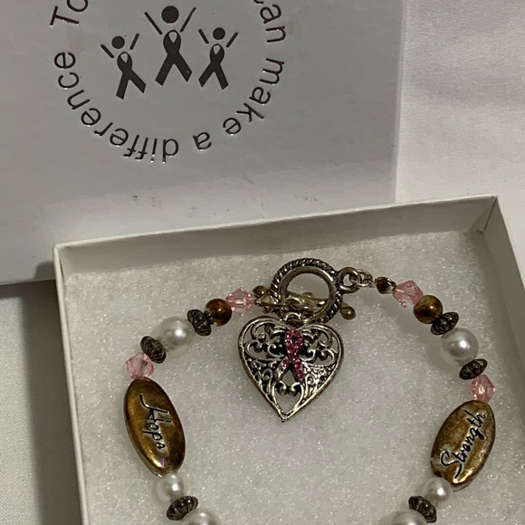 Breast Cancer Awareness Bracelet - Picture 1 of 5